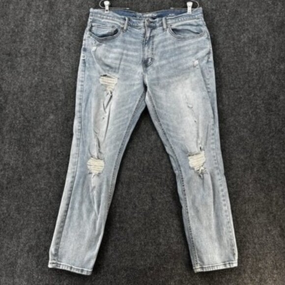 Original Use Men’s Distressed Jeans Size 36X29* Casual Slim Taper Leg - Picture 1 of 12